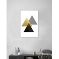 thumbnail image 2 of cuadro decorativo triangles lienzo by suma 1 pieza 40 X 60 CM, 2 of 2
