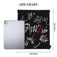 thumbnail image 4 of Kpop Stray Drawstring Backpack Sport Gym Bag Gymsack Sport Strap Pack Bag, 4 of 7