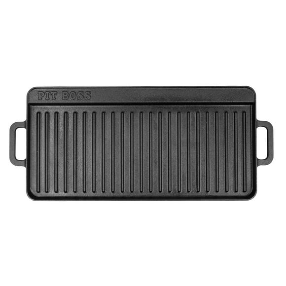Plaque chauffante en fonte pré-assaisonnée Pit Boss de 14 po x 28 po