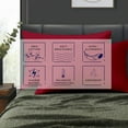 thumbnail image 3 of Kotton Culture Set of 2 Pillowcase Set 100% Egyptian Cotton 600 TC Premium Bedding (Burgundy, King), 3 of 3