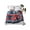 Red, variant on Fire Trucks Queen Size Flat Sheet, Wrinkleproof & Fadeproof Cooling Flat Bed Sheet Only, Modern Cartoons Vehicles Breathable Soft Bedding Top Sheets 90 x 102 Inches