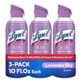 thumbnail image 1 of Spray desinfectante de aire Lysol Lavender Sky Scent 300 ml (paquete de 3), 1 of 9