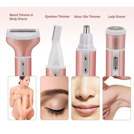 4-in-1 Hair Removal Women Face Body Legs Hair Threader hair remover Epilator USB