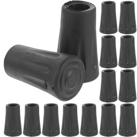 ETEREAUTY 24 Pcs Trekking Pole Cover Shooting Stick Walking Poles for Men Travel Black