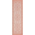 thumbnail image 4 of Well Woven Indoor/Outdoor Runner Rug 2'3" x 7'3" Celesine Orange Persian Medallion, 4 of 7