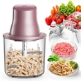 thumbnail image 1 of Trituradora eléctrica de pollo y picadora de alimentos, cuenco de 250 W y 1,5 L, 1 of 8