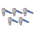 thumbnail image 1 of Valve à Bille, Finition Fine 5 Pcs Valve Facile à Connecter pour Machine à Café, 1 of 8