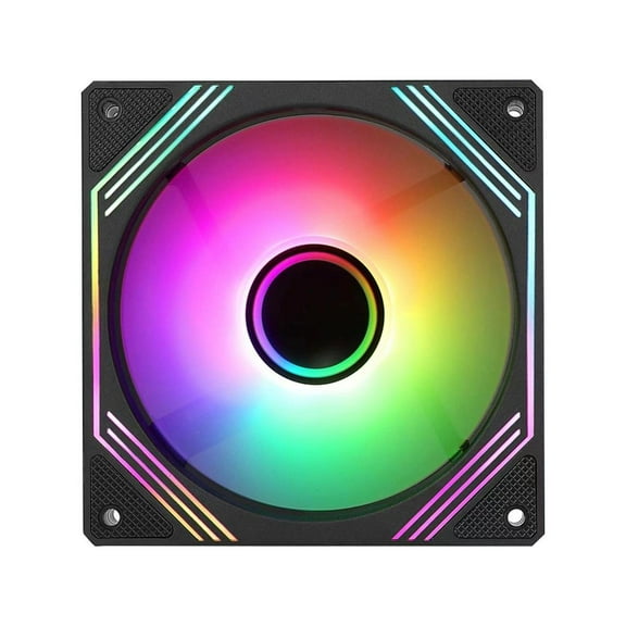 Yammee Advanced 140mm Cooling Fan with ARGB Reverse AirFlows, PWM Functionality Water CPU Case Fan