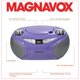 thumbnail image 2 of Boombox Bluetooth con CD y sonido estéreo integrado Magnavox MD6949-PL, 2 of 9