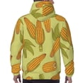 thumbnail image 7 of Lsque Corn Pattern Casual Men's Hoodie,Hooded Sweatshirt with Kangaroo Pocket,Pullover Hoodie-4X-Large, 7 of 7