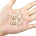 thumbnail image 6 of 1000Pcs O Ring Connectors Metal Open Jump Rings Set Jump Rings for Jewelry Making Connectors (4mm 5mm 6mm 7mm 8mm 10mm), 6 of 6