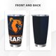 thumbnail image 3 of Taza térmica duradera de acero inoxidable 304 con temática del equipo de fútbol de los Bears con tapa y pajita Taza térmica de acero inoxidable de 20 oz Taza para automóvil Adecuada para bebidas, 3 of 8