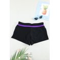 thumbnail image 1 of ABPHQTO Bañador negro con ribete violeta para mujer, 1 of 5