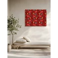 thumbnail image 4 of Western Christmas Canvas Print Wall Art Framed Canvas Art Wall Decor Cowboy Boots Xmas Tree Snowflake Red Pictures Painting Morden Artwork for Living Room Bedroom, Ready to Hang - 12"x16", 4 of 6