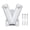 White, variant on Practical Adjustable Angles Flag Mount for Trucks Boats Houses Gardens Heavy Duty Metal Bracket with Double Hole Design
