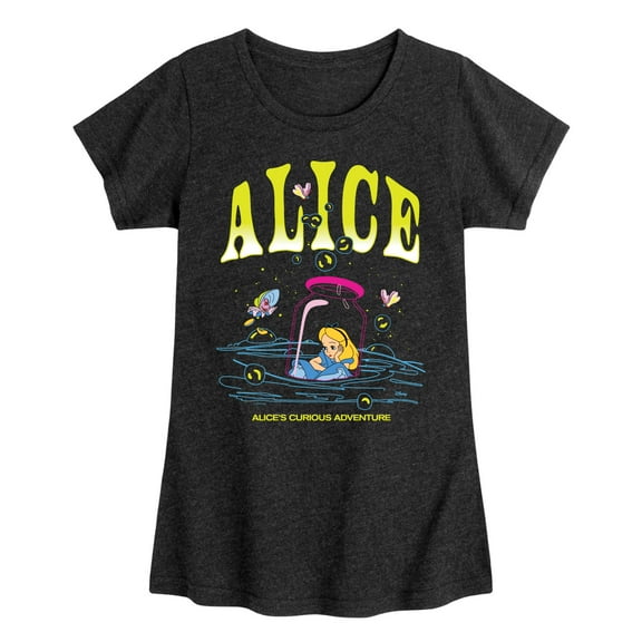 Alice in Wonderland - Alice In Bottle - Toddler & Youth Girls Short Sleeve Graphic T-Shirt