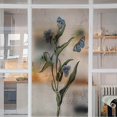 thumbnail image 2 of 3D Privacy Home Bathroom Window Film Sticker Self Adhesive lass Decor Watercolor Fall Texture Old Paper. 17.7" x 39" Privacy Window Film, 2 of 6