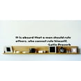 thumbnail image 1 of Wall Design Pieces It Is Absurd That A Man Should Rule Others, Who Cannot Rule Himself. Latin Proverb 22x22, 1 of 1