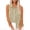 #A- Khaki, variant on PFRNLF Linen Tank Top for Women Summer V Neck Button Down Sleeveless Shirts Casual Collared Blouse Tops