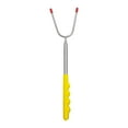 thumbnail image 1 of Brochetas de metal para kebab, para asar, accesorios de cocina Mango de madera portátil amarillo Sharpla Tenedor de barbacoa, 1 of 7