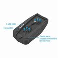 thumbnail image 2 of 2 in 1 Cooling Mount with 2 Cooling Fans and 3 USB Ports Compatible with PS5, 2 of 5