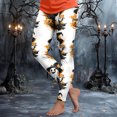 thumbnail image 2 of mgoYE Halloween Pajamas Women Pants Women's Halloween Ankle Length Seasonal Printed Leggings Women Legging Size M, 2 of 7