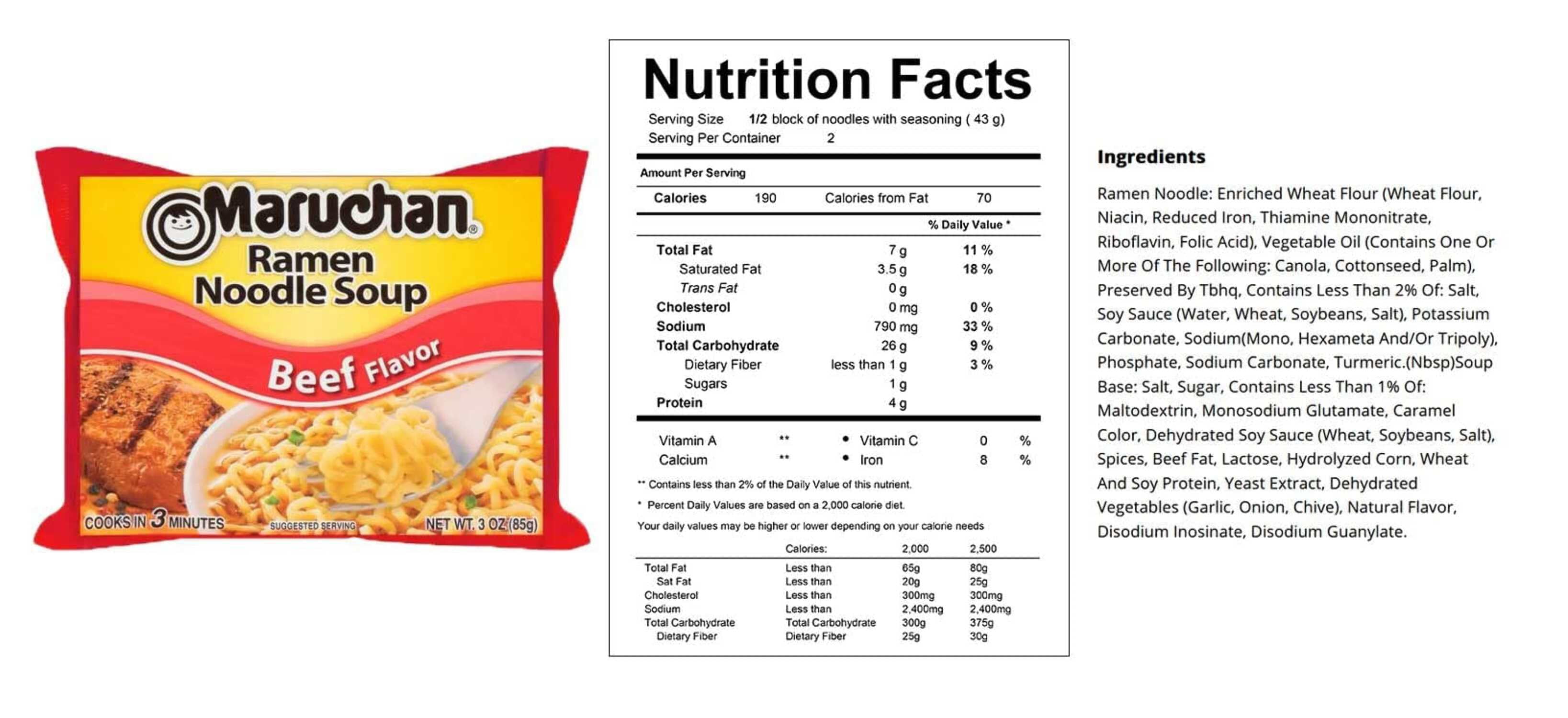 Maruchan Ramen Noodle Soup Variety, 8 Flavors, 3 Ounce, 3 Packages each Flavor, Total 24 Packages