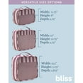 thumbnail image 3 of Bliss Packing Cubes for Travel - 3 Piece Compression Packing Cubes Travel Bags Organizer for Luggage, 3 of 7