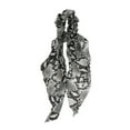 thumbnail image 4 of Unique Bargains 1 Pc Grace Tie Triangle Ribbon Scrunchies Gray, 4 of 5