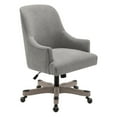 thumbnail image 6 of Bradwell Office Chair-Fog Brown Fabric -Rustic Wood Base-Semi Asm, 6 of 9