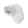 thumbnail image 4 of Alignment Tool, Convenient Wear-resistant T-shirt Guide Ruler Transparent Durable  For Offices For Tailor Shops For Homes For Art Shops White,Transparent, 4 of 8