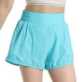 thumbnail image 5 of Ccpelsie Toddler Girl Shorts Casual Summer Elastic Waist Ruffle Hem Shorts Bottoms for Little Girls Big Girls(Sky Blue,4-5 Years), 5 of 6