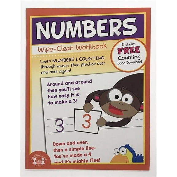 Creative Teaching Materials Numbers Wipe Clean Workbook