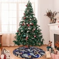 thumbnail image 7 of Sikiie Astronauts in sport 30-48 inches {designName} Print Christmas Tree Skirt Snowman Xmas Tree Skirt with Edge Christmas Decorations for Holiday Party48", 7 of 7