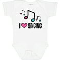 thumbnail image 3 of Inktastic Choir Singer Music I Love Singing Girls Baby Bodysuit, 3 of 5