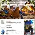 thumbnail image 4 of Portable Fire Pit For Camping, Outdoor Firepit Fireplace With Heat Res, 4 of 4