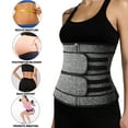 thumbnail image 5 of QRIC Women Waist Trainer Shapewear Weight Loss Corset Trimmer Belt Waist Cincher Body Shaper Double Straps, 5 of 6