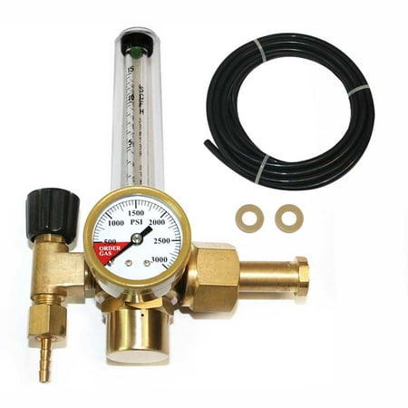 - Interstate Pneumatics WRFCO2 CO2 Single Stage regulator with flow meter CGA 320 Inlet