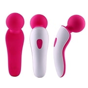 Oopsix Personal Wand Massager, Waterproof Cordless Extreme Power 9 Multi-Speed Vibration Massage(Rose)