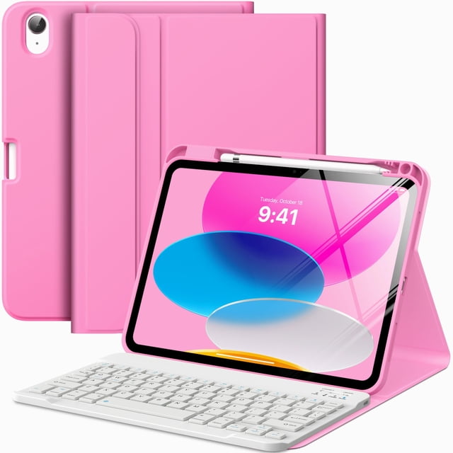 Funda con teclado MoKo para iPad 11.ª generación de 11 pulgadas 2025 con lápiz