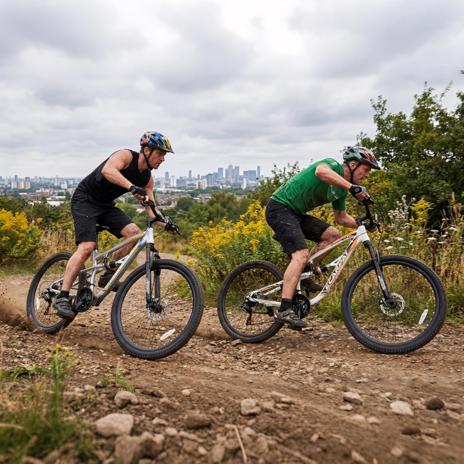 Ambifirner 26" Mountain Bike for Men, 21-Speed Commuter Bicycle with High-Strength Frame, Disc Brakes, Adjustable Seat & Comfort Grip Handle, Ideal for Road, Mountain & Urban All Terrain