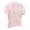 Pink, variant on Women’s Cropped Workout T-Shirt, Short Sleeve Knotted Backless Athletic Top for Yoga & Casual Wear Orange M