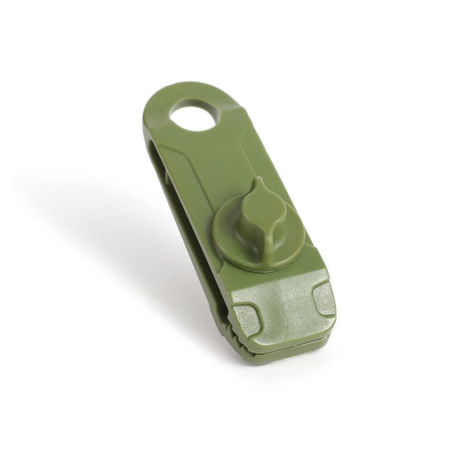 Soidarity Paquete de 8 pinzas para toldo de tienda para exteriores, abrazaderas para toldo de 6kg, pinzas portátiles ajustables de nailon, sujetadores a carpas Verde Soidarity OD002212-02