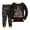 Black, variant on Splozh Baby Boy Christmas Outfit, Boys and Girls Long Sleeve Tops Pants Set Soft Fashion Christmas Print Home Wear,Black,4-5 Years