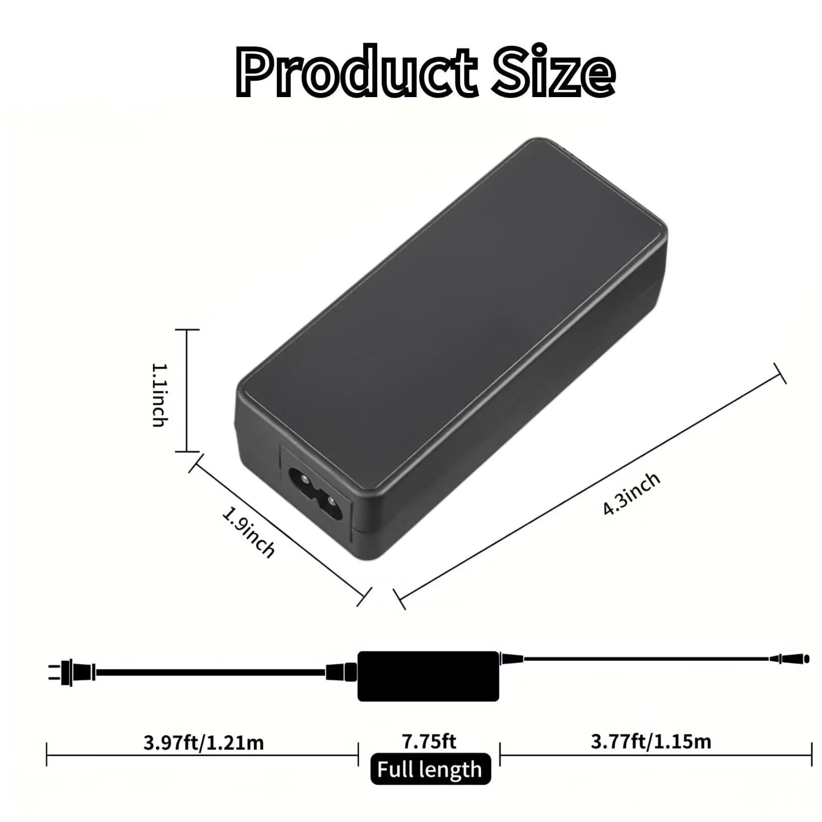 K-MAINS AC/DC Adapter Compatible With Anker Nebula Mars II 300 ANSI lm Projector D2322 Power Supply
