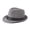 Darkgray, variant on 1920s Fedora Hats for Men Women with Short Brim Unisex Hat Panama Cap Party Accessory