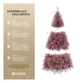 thumbnail image 2 of Árbol Navidad Pino Navideño Ramas Métalicas 1.90m Esquimal Color Oro Rosa, 2 of 7