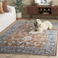 thumbnail image 3 of Safavieh Heirloom Lucy Oriental Polyester Area Rug, Rust/Blue, 5'3" x 7'6", 3 of 11