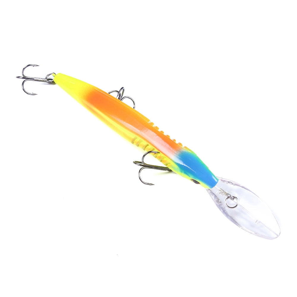HENGJIA Minnow Bass Fishing Lures, Jerkbait Lure Set Hard Baits Deep Diving Crankbait for Catfish Walleye Trout Fishing Bait 6Pcs/kit