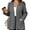 C6-Gray, variant on SHOWMALL Women's Plus Open Front Fall Cardigan V Neck Sweater Long Sleeve Causal Button Down Soft 3X Latte Warm Knit Cardigan